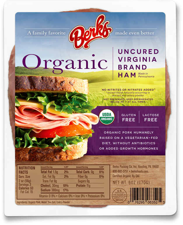 Organic Uncured Virginia Brand Ham